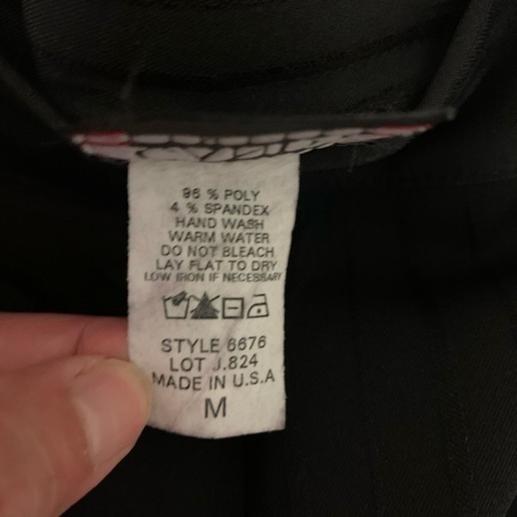 Sarah Candy Black Dress Pants Stretch Size Medium - Picture 7 of 9